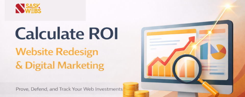 calculate website redesign roi